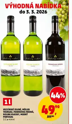 Penny Market Frankovka modrá nabídka