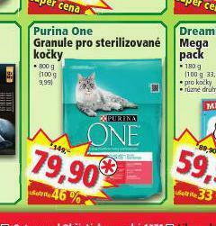Norma Purina one granule pro kočky nabídka