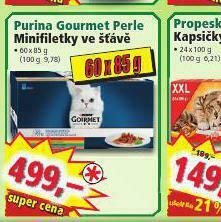 Norma Purina gourmet perle minifiletky ve šťávě nabídka