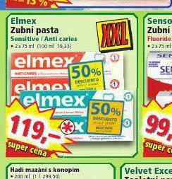 Norma Elmex zubní pasta nabídka