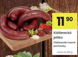 Kubík potraviny Klášterecká jelítka nabídka
