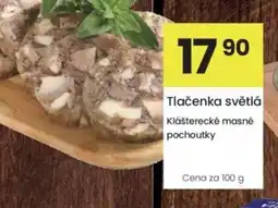 Kubík potraviny Tlačenka světlá nabídka