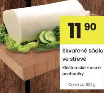 škvařené sádlo ve střevě