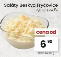 Kubík potraviny Saláty Beskyd Fryčovice nabídka