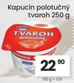 Kubík potraviny Kapucín polotučný tvaroh nabídka