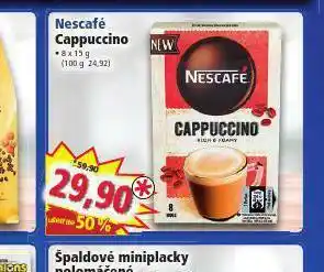 Norma Nescafé cappuccino nabídka