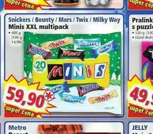 Norma Snickers / bounty / mars / twix / milka way nabídka