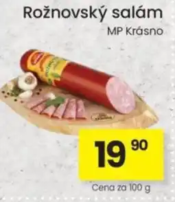 Kubík potraviny Rožnovský salám nabídka