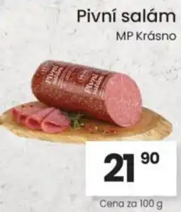 Kubík potraviny Pivní salám nabídka