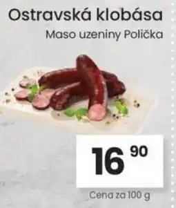 Kubík potraviny Ostravská klobása nabídka