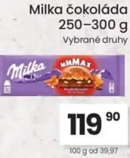 Kubík potraviny Milka čokoláda nabídka