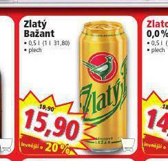 Norma Pivo zlatý bažant nabídka