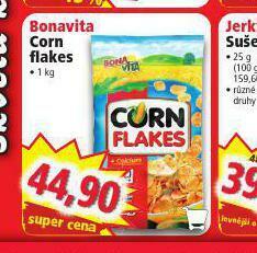 Norma Bonavita corn flakes nabídka