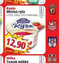 Norma Kunín mléčná rýže nabídka