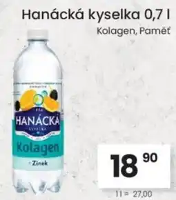 Kubík potraviny Hanácká kyselka nabídka