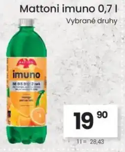 Kubík potraviny Mattoni imuno nabídka