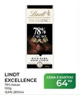 Tamda Foods LINDT EXCELLENCE 70% kakao nabídka