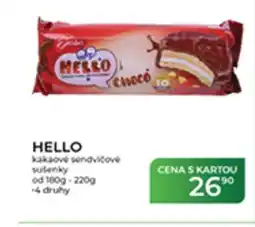 Tamda Foods HELLO kakaové sendvičové sulenky nabídka