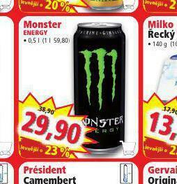 Norma Monster energy nabídka