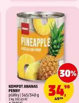 Penny Market KOMPOT ANANAS PENNY nabídka