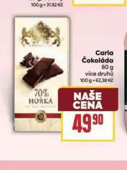 Billa Carla čokoláda nabídka