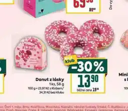 Billa Donut z lásky nabídka