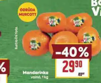 Billa Mandarinka nabídka