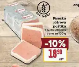 Billa Písecká játrová paštika nabídka