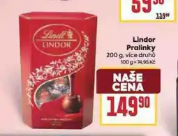 Billa Lindor pralinky nabídka