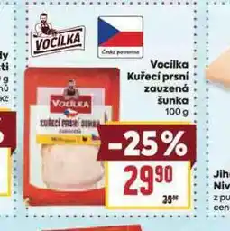 Billa Kuřecí prsní zauzená šunka nabídka