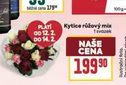 Billa Kytice růžový mix nabídka