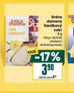 Billa Vanilkový cukr nabídka