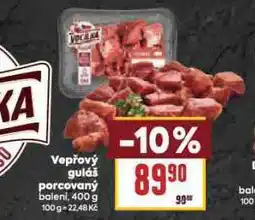 Billa Vepřový guláš porvovaný nabídka