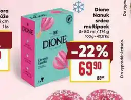 Billa Dione nanuk srdce multipack nabídka