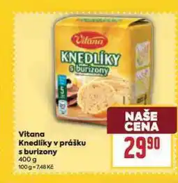 Billa Vitana knedlíky v prášku nabídka