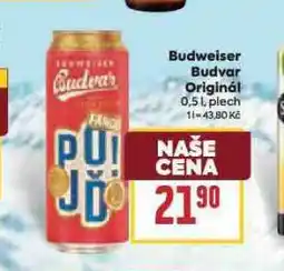 Billa Pivo budweiser budvar original nabídka