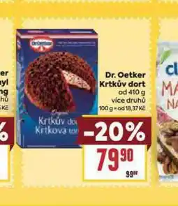 Billa Dr. oetker krtkův dort nabídka