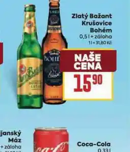Billa Pivo zlatý bažant nabídka