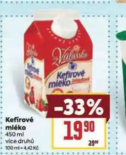 Billa Kefírové mléko nabídka