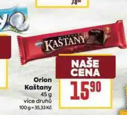 Billa Orion kaštany nabídka