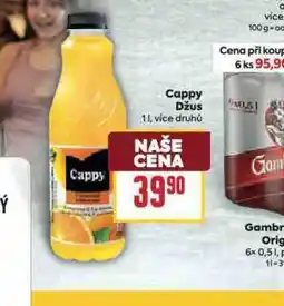 Billa Cappy džus nabídka