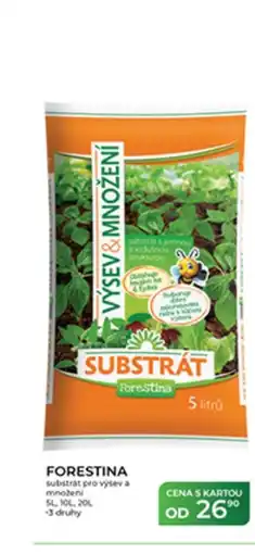 Tamda Foods FORESTINA substrát pro vysev a mnozeni nabídka