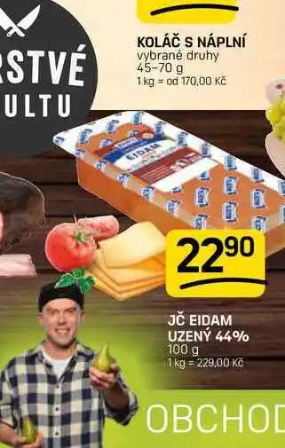 JČ EIDAM UZENÝ 44%
