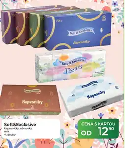 Tamda Foods Soft &Exclusive kapesničky, ubrousky mix nabídka