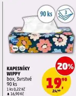 Penny Market KAPESNÍKY WIPPY, 90 ks nabídka