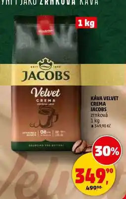 Penny Market KÁVA VELVET CREMA JACOBS zrnková nabídka