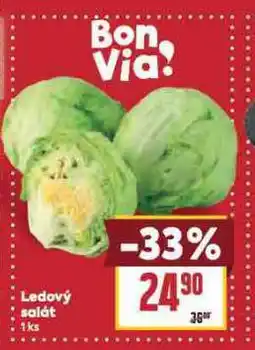 Billa Ledový salát nabídka