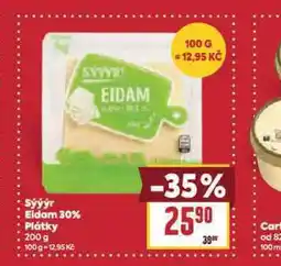 Billa Eidam 30% plátky nabídka