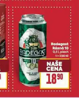 Billa Pivo radegast rázná 10 nabídka