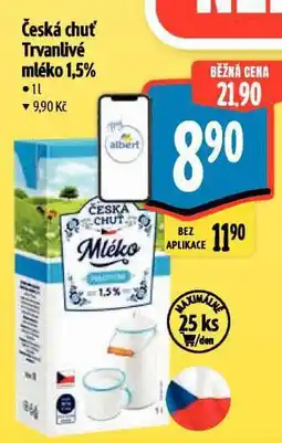 Albert Trvanlivé mléko nabídka